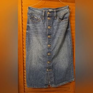 FLASH SALE!!!!Highwaisted Jean Skirt